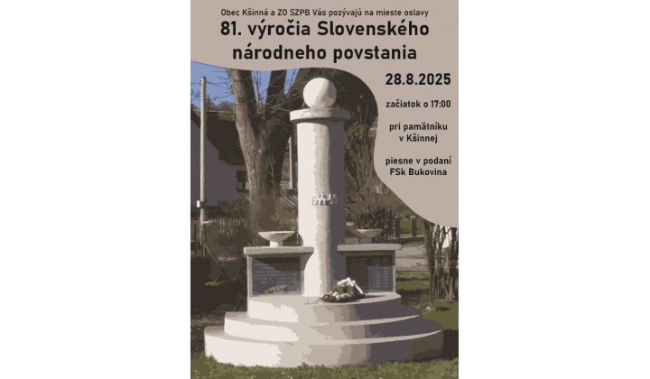 81. výročie Slovenského národného povstania