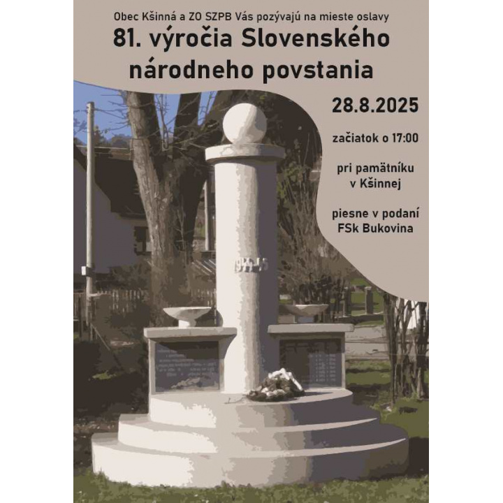 81. výročie Slovenského národného povstania