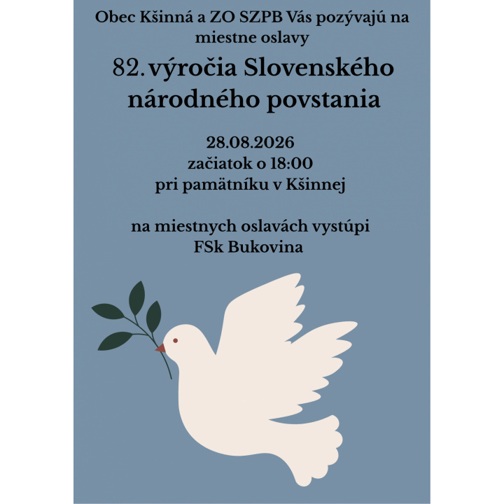 82. výročie Slovenského národného povstania