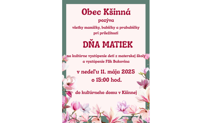 DEŇ MATIEK