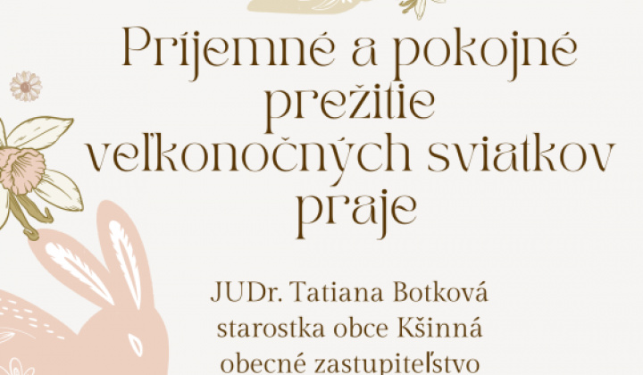 Aktuality / Veľkonočné prianie - foto