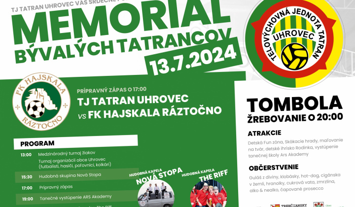 Aktuality / Memoriál bývalých Tatrancov - video
