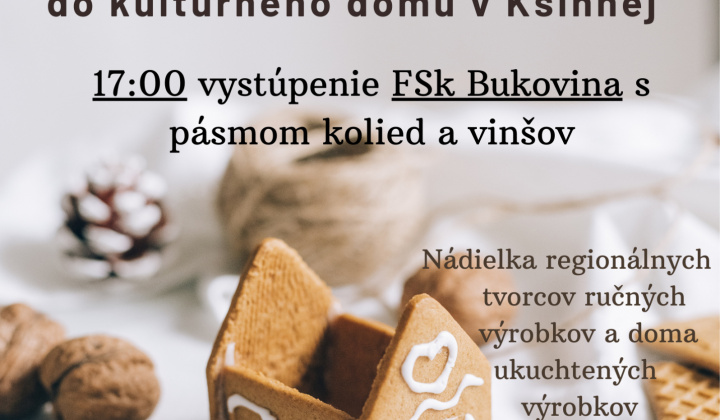 Aktuality / Vianočné trhy v Kšinnej - foto