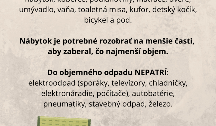 Aktuality / Jarný zber objemného odpadu - foto