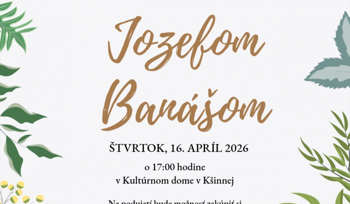 Aktuality / Beseda so spisovateľom Jozefom Banášom - foto