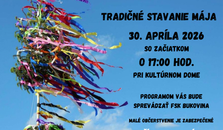 Aktuality / Tradičné stavanie májov - foto
