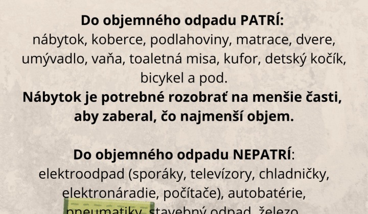 Aktuality / Jesenný zber objemného odpadu - foto