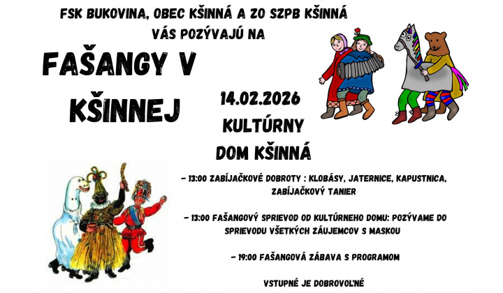 Fašiangy v Kšinnej