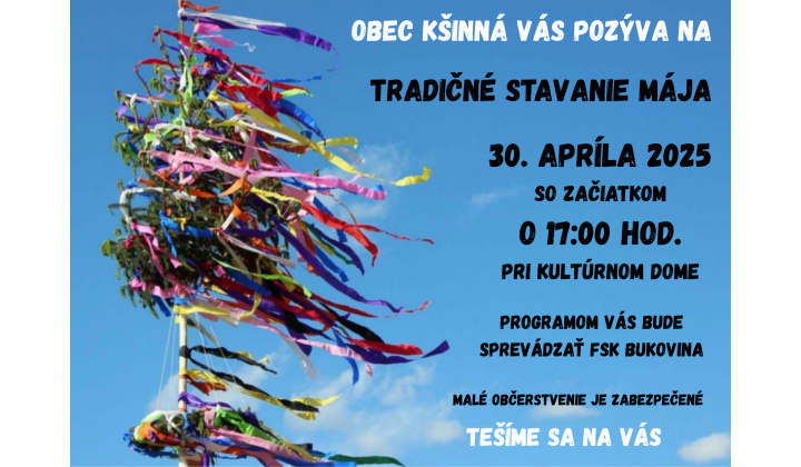 Tradičné stavanie mája