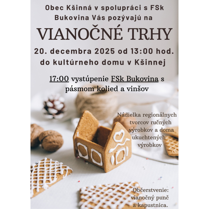 Vianočné trhy v Kšinnej